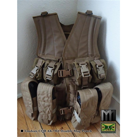 Emdom/MM AK/M4 Double Magazine Pouch - Emdom USA Tactical Gear