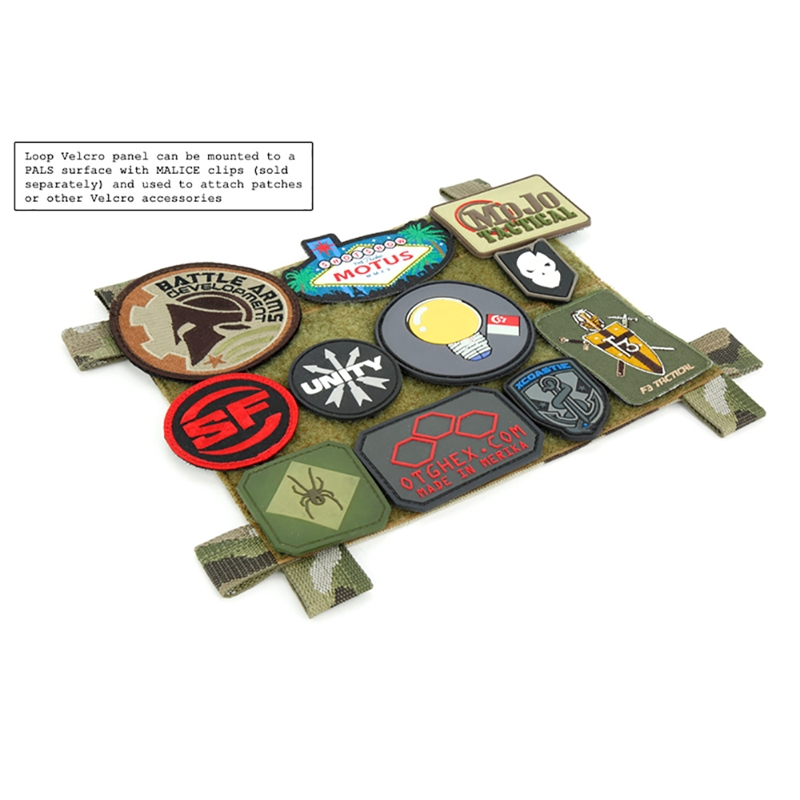 ZEWU Tactical Molle Patches Panel velcro adapter Plastic Molle